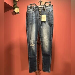 NWT KanCan Dark Blue Skinny Jeans